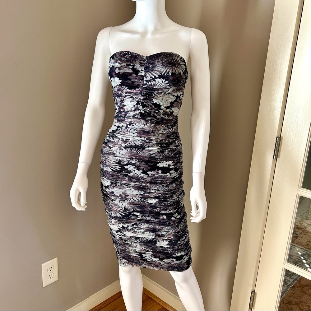 Ramy Brook Bonnie Ruched Floral Midi Dress - Picture 5 of 16